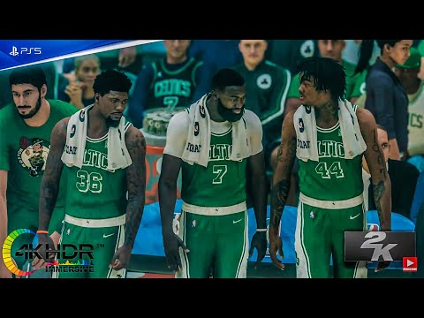 NBA 2K22 Philadelphia 76ers vs Boston Celtics 4K60FPS! PS5 Gameplay