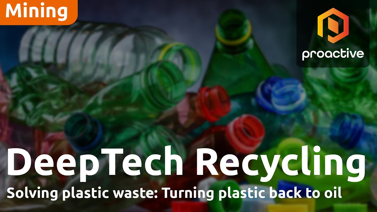 EMV Capital portfolio company DeepTech Recycling: turning plastic waste back to oil