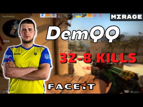 CSGO POV DemQQ (32-8) Mirage 𝙒𝙞𝙣 (16-8) / Faceit 23.04.2023