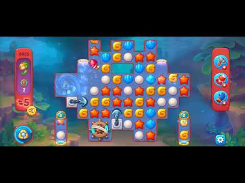 Fishdom Hard Level 9455 (with Double Lightning Boosters) @choraelmin