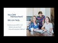 You CAN Homeschool!