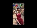 TikTok (Trend) | Chinese Woman in Red Dress Dodging Bat (Full Video)