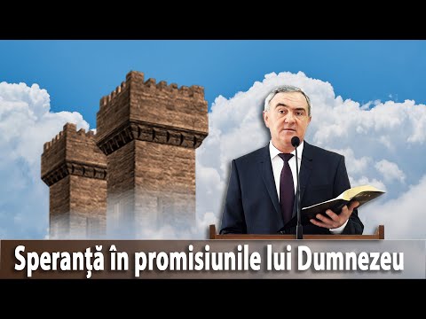 Sa avem speranta in promisiunile lui Dumnezeu