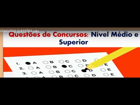 GENOCÍDIO QUESTÕES