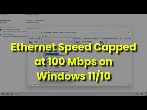 Fix Ethernet Speed Capped at 100 Mbps On Windows 11/10