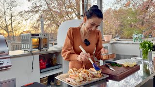 Roasted Lobster Tail and Garlic Potatoes | Heghineh