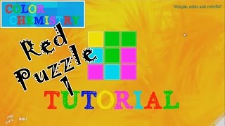 Color Chemistry : Red Puzzle 1 - Tutorial