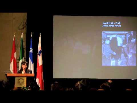 Joyce Pillarella:History: Italian Canadians, Remembering the Internment, Ceremony at City Hall...2