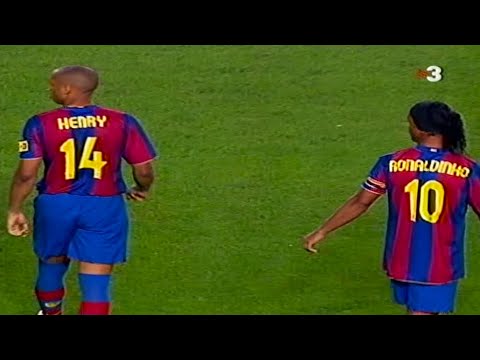 When Ronaldinho Outshined Thierry Henry