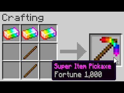 , title : 'Minecraft, Maar Elke Item Is Super..'