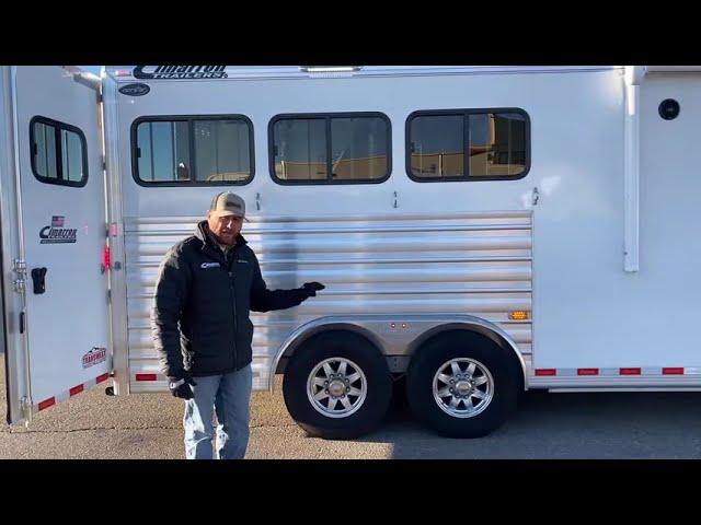 Preview image of 2021 Cimarron Norstar 3 Horse Living Quarters youtube video