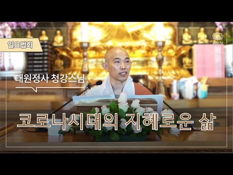 코로나지혜로운대처(대원정사 주지 청강스님)