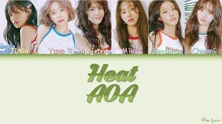 AOA (에이오에이) - Heat (Color Coded Lyrics) [HAN/ROM/ENG]