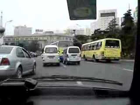 estrada em Changchun, China