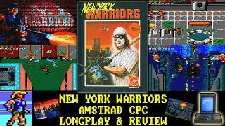 [AMSTRAD CPC] New York Warriors - Longplay & Review