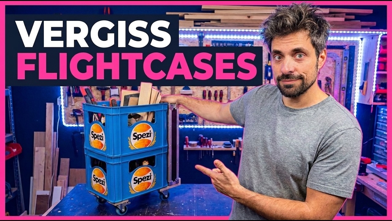 Warum teure Flightcases kaufen, wenn man Spezikästen hat?