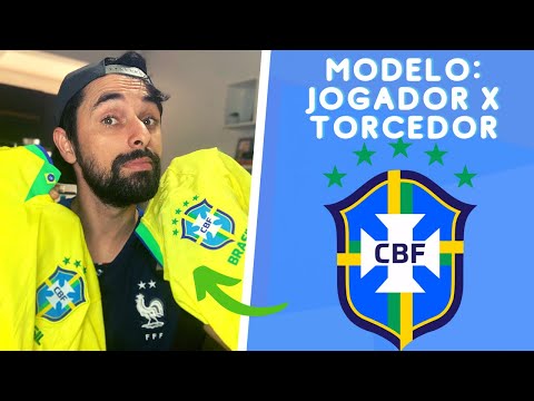 CAMISA SELEÇÃO BRASILEIRA MODELO JOGADOR X MODELO TORCEDOR