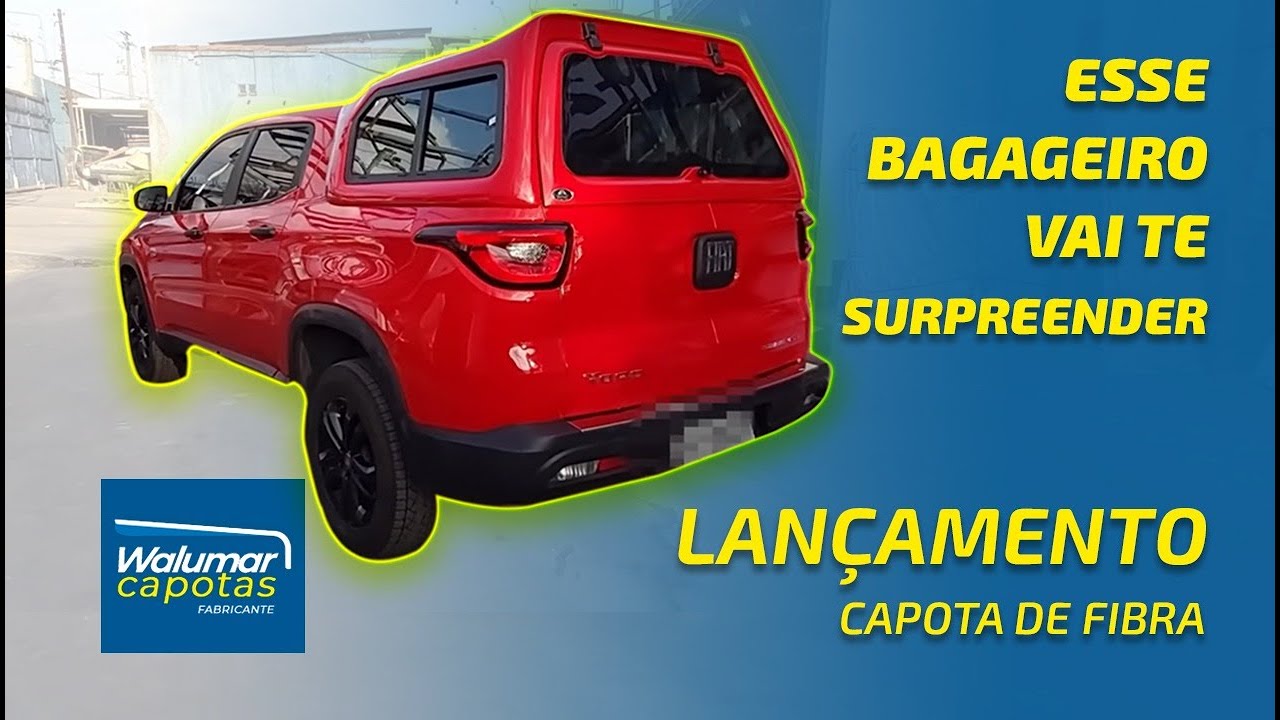Capota de Fibra para a Fiat Toro Lançamento