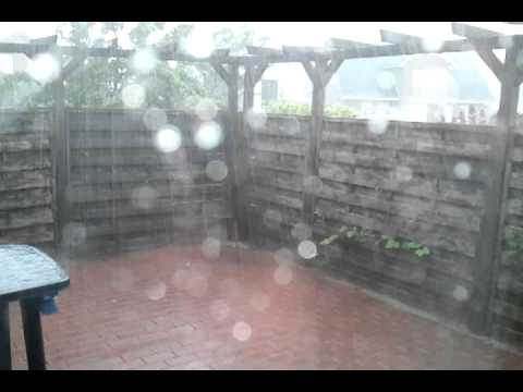 Starkregen Nordhastedt säuft ab  03.08.2012 Video 3