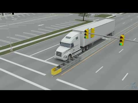 Image of Night Time Semi Collision Visualization