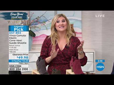 Vince Camuto Ebelin Suede ConeHeel Shootie