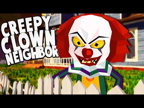 MY NEIGHBOR IS AN EVIL CLOWN?! | Hello Neighbor Ripoff Game