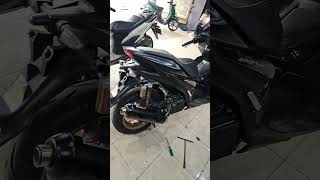 Download lagu Yamaha Aerox New 155 Standard Racing Exhaust mp3