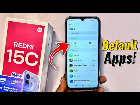 Redmi 15C: How to Change Default Apps! 
