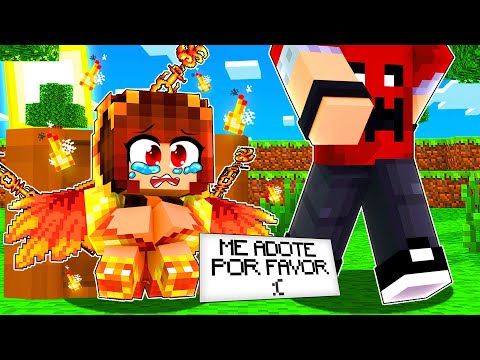 NINGUÉM QUER ADOTAR A BEBÊ FÊNIX no Minecraft ◂Miika▸