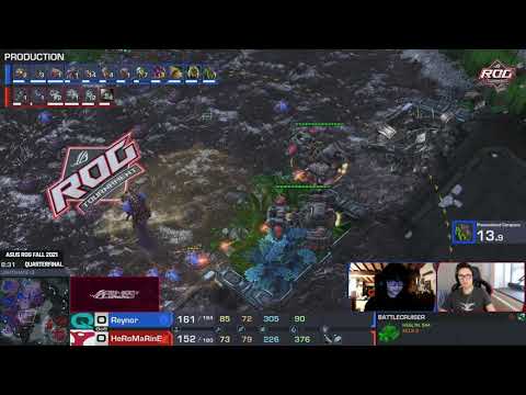 ASUS ROG Fall 2021 StarCraft II - Quarterfinals - Match 3, part 1