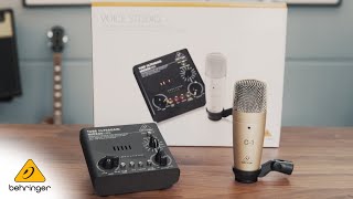 Video thumbnail for Introducing the VOICE STUDIO bundle by Behringer