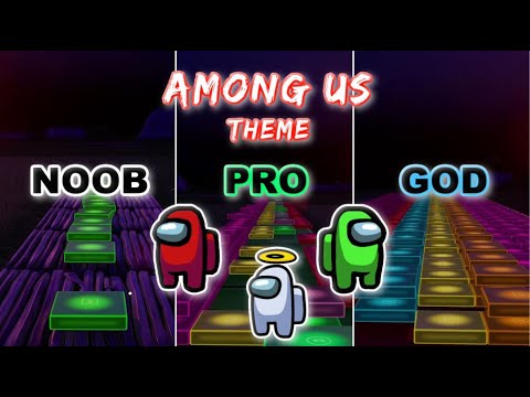 Among Us Theme Song - Noob vs Pro vs God (Fortnite Music Blocks)