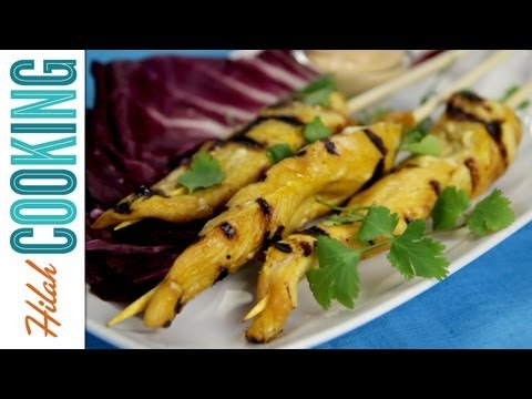 チキンサテのピーナッツソースの作り方｜Hilah Cooking（ヒラクッキング (How to Make Chicken Satay with Peanut Sauce | Hilah Cooking)