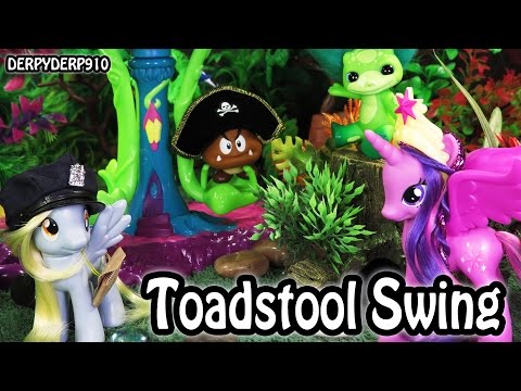 MLP Frozen Princess 6:  Toadstool Swing, Twilight Sparkle, Derpy,  Zelfs, My Little Pony Toy Review
