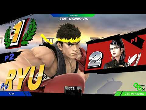 The Grind 26 SDX (Mewtwo/Bayo) vs Vendetta (Ryu) Winners Finals