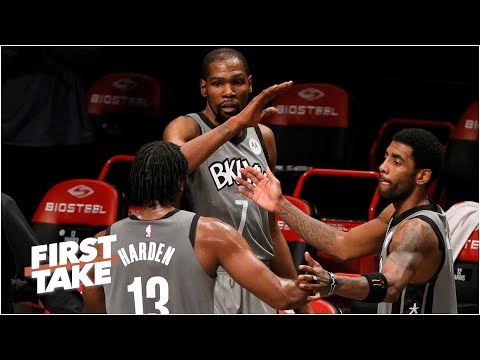 What happens when Kevin Durant is back in the mix with James Harden and Kyrie Irving? | First Take
