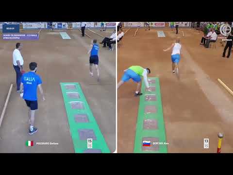 Mondial Martigues 2021 - Tir progressif : Demi-finale (barrage 1) Ales Borcnik/Stefano Pegoraro
