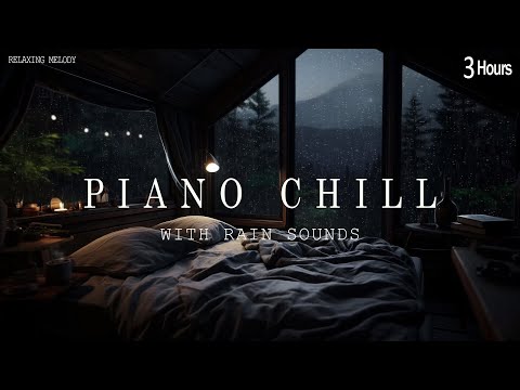 Soothing Piano with Gentle Rain Sounds - Sleep and Relax | Stress Relief Music