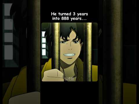 He turned 3 years into 888 years 😭⛓️ #anime #shorts