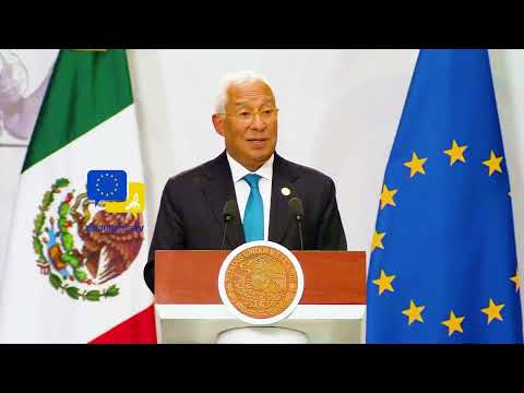 Video Thumbnail: 🇪🇺🇲🇽 EU–Mexico Relations Enter “A New Level” as António Costa Hails Landmark Summit Deal