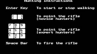 The Oregon Trail - First time hunting