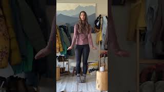 gwrm for an autumn hike in the Canadian Rockies. #ootd #grwm #fall #autumn #hike