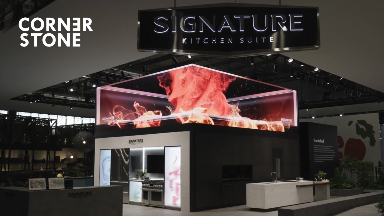LG SIGNATURE KITCHEN SUITE : Anamorphic Art at EuroCucina 2022