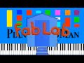 CBeebies Fab Lab Theme Song Slow Easy Medium Piano Tutorial 4K