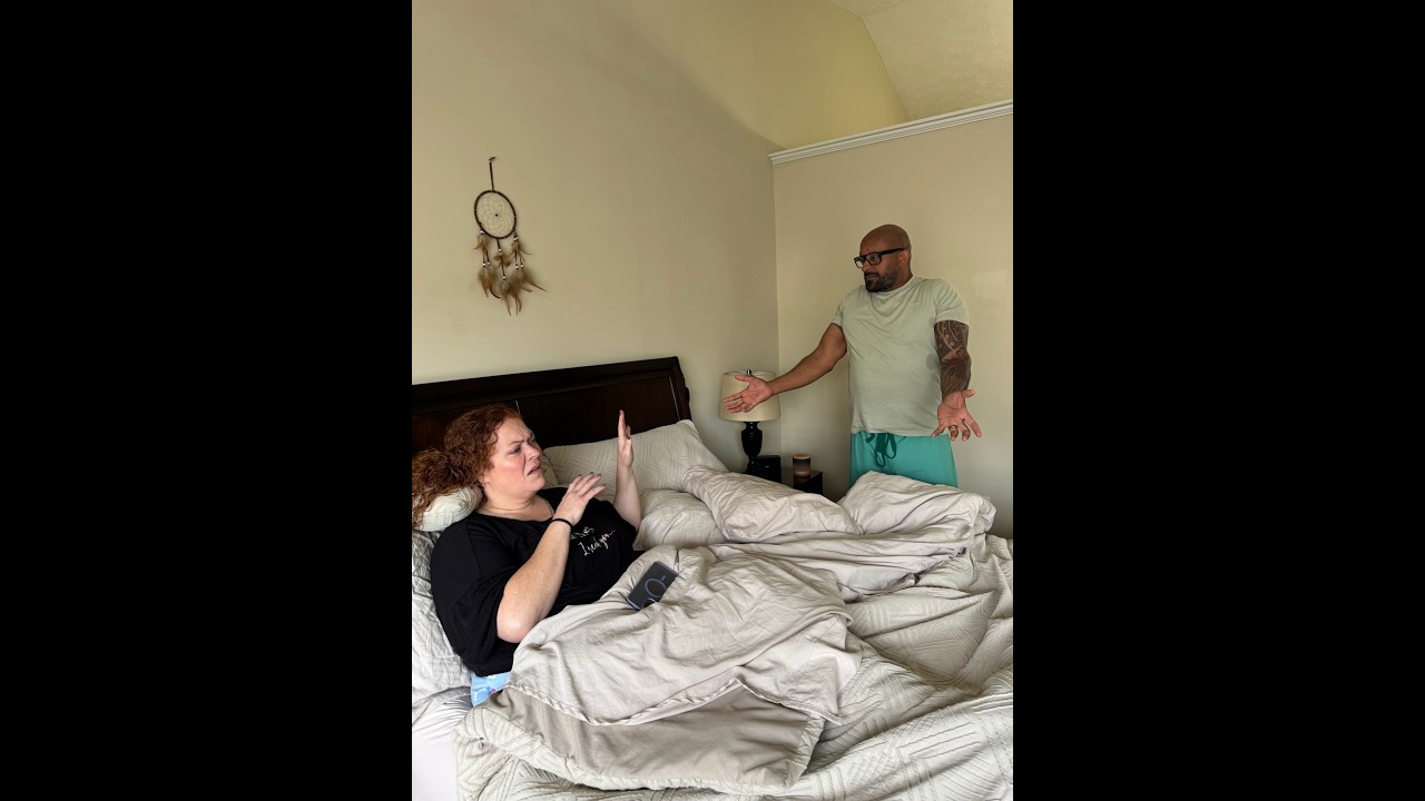 Bethany tries to guilt trip Larry for making her go to the movies alone and crying otw out