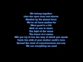 Gavin DeGraw - We belong together lyrics 