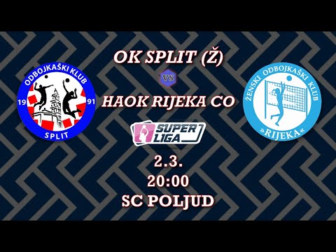 OK Split (Ž) - HAOK Rijeka CO / 14. kolo [Superliga 21./22.]