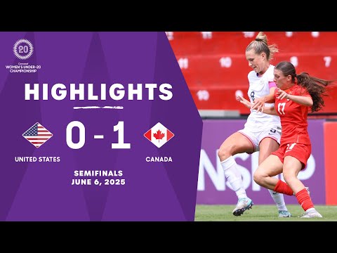 United States vs Canada | 2025 Concacaf Women's U-20 Championship | Semifinals