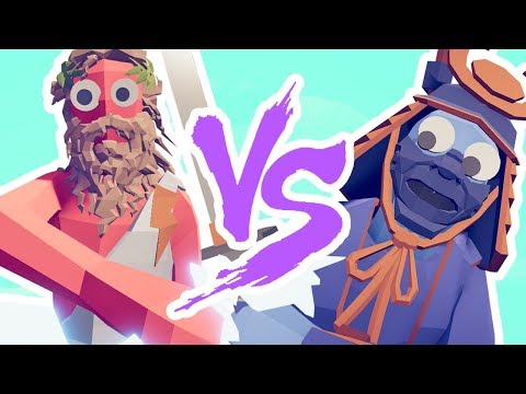 SAMURAI GIANT VS ZEUS! | (TABS) Totally Accurate Battle Simulator #16