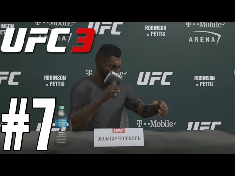 UFC 3 Flyweight Career Mode Walkthrough Part 7 - SUBMISSION WIN!